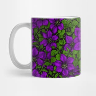 Purple Clematis vine Mug